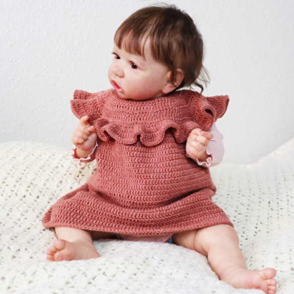 Ruffles Crochet Baby-Dress