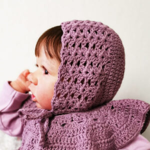 Iris Crochet Baby Bonnet