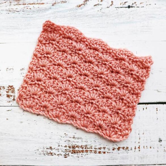 how to crochet shell stitch