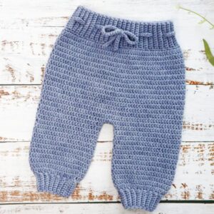 Hæklede baby bukser