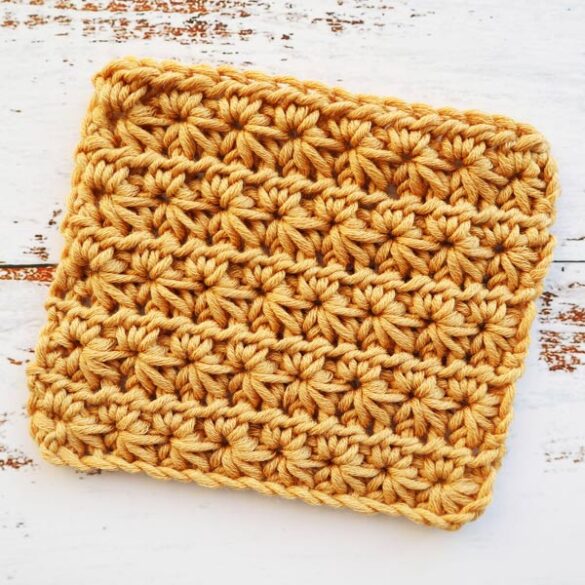 how to crochet star stitch