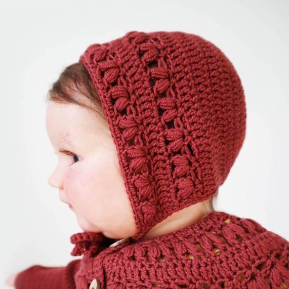 Magnolia Crochet Baby Bonnet