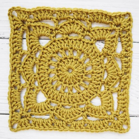How to Crochet a Willow Granny Square