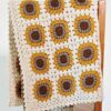 Crochet Sunflower Baby Blanket